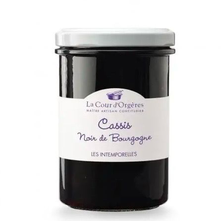 la cour d’orgères black currant jam from burgundy