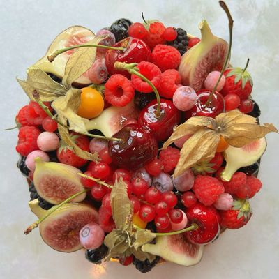 summer fruit tart, 7”
