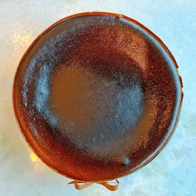 coffee basque cheesecake, 7”