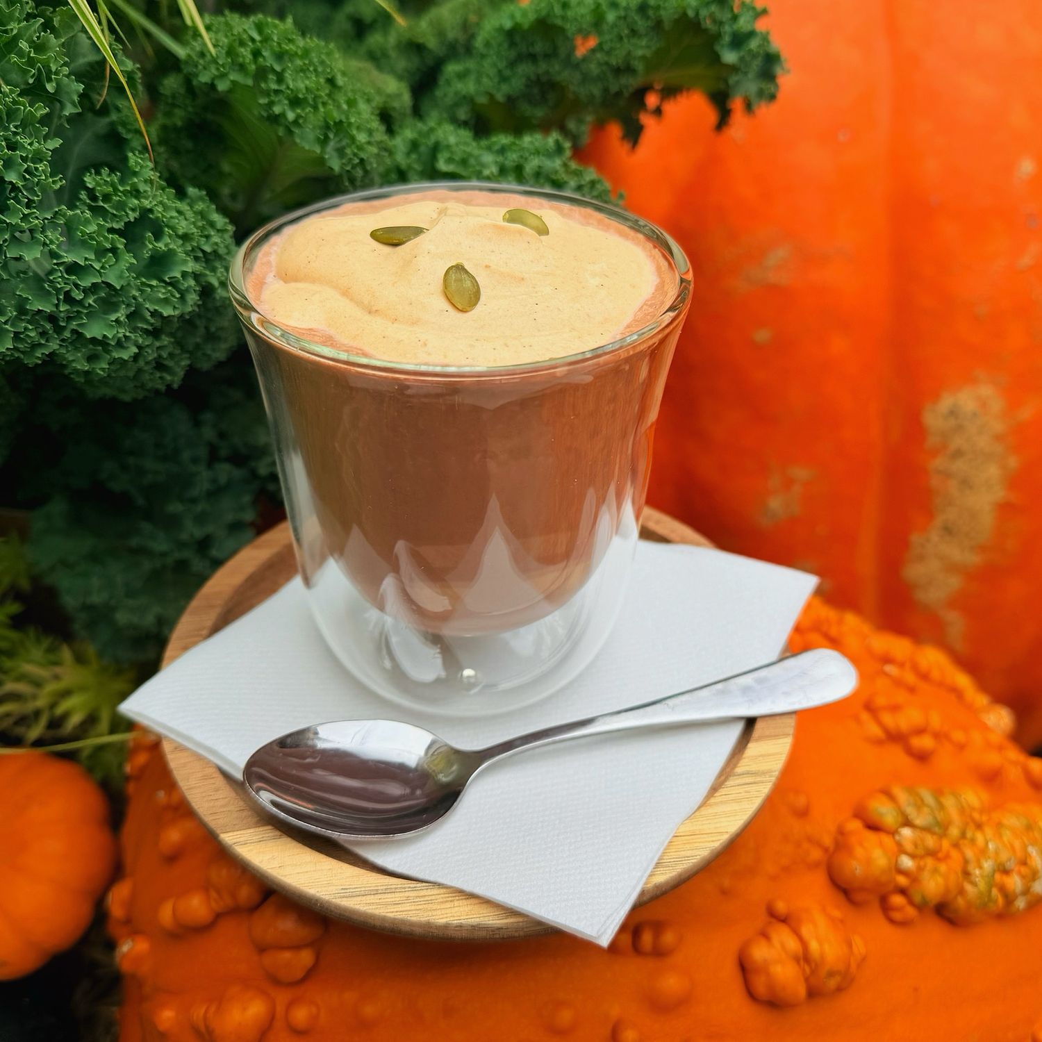 pumpkin spice hot chocolate TO STAY