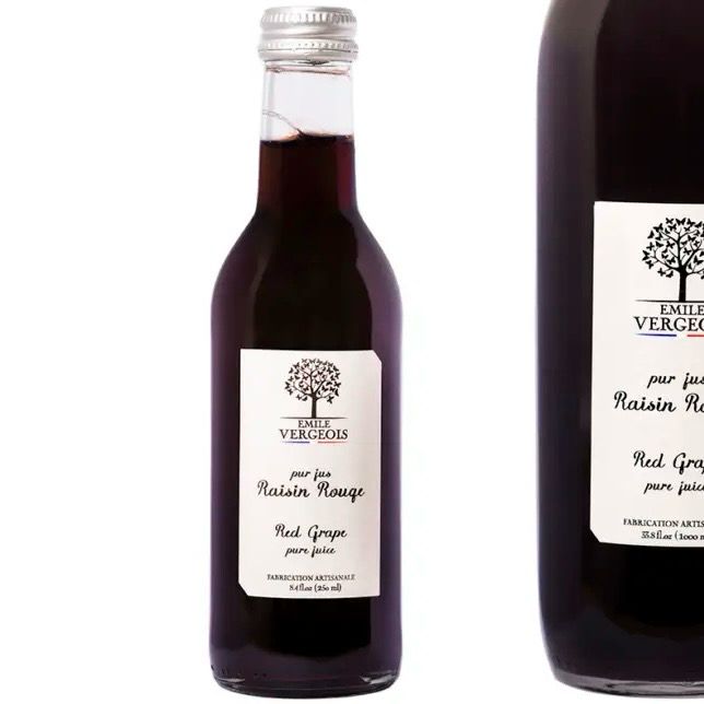 emile vergeois merlot red grape juice