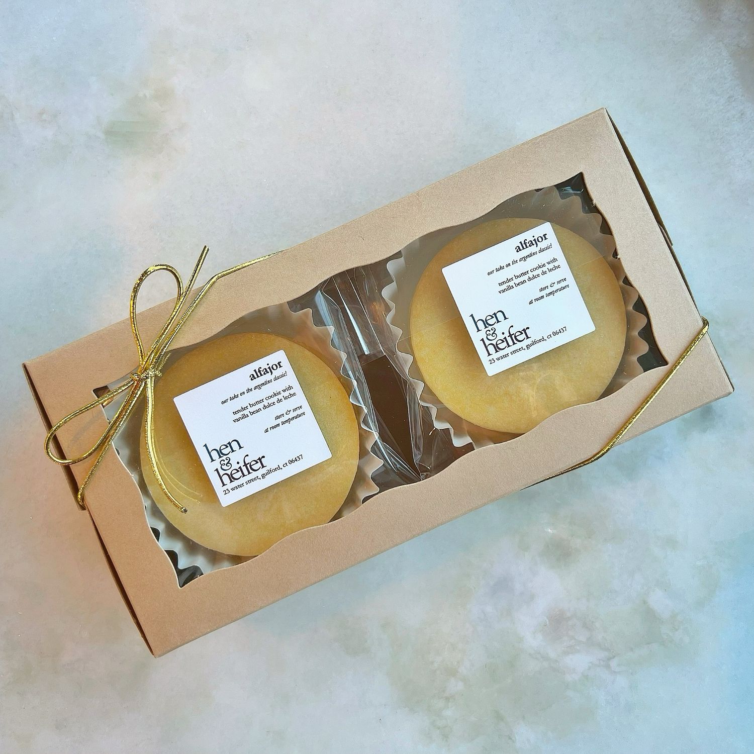 CHRISTMAS alfajores gift box, 4 pieces