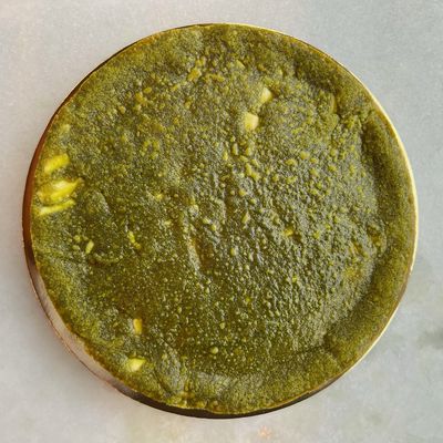 CHRISTMAS matcha white chocolate party cookie, 7”