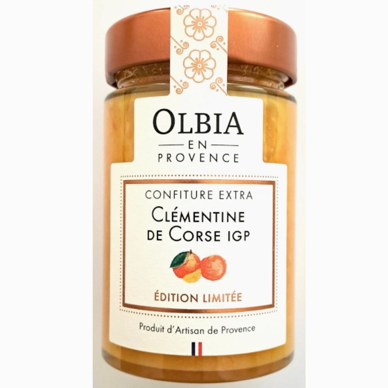 olbia &quot;clementine&quot; jam from corsica