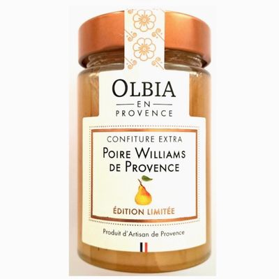 olbia &quot;williams pear&quot; jam from provence