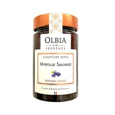 olbia &quot;wild blueberry&quot; jam from provence