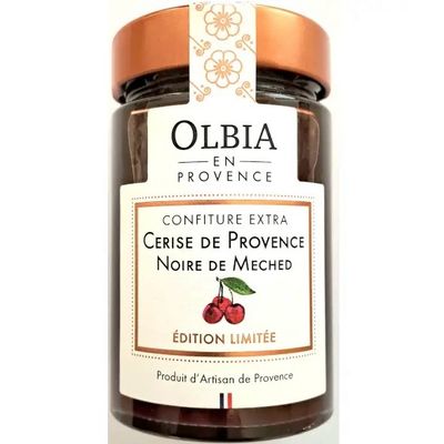 olbia &quot;stark black cherry&quot; jam from provence
