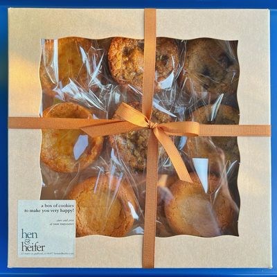 CHRISTMAS cookie gift box, 18 pieces