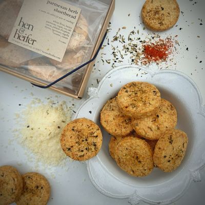 CHRISTMAS parmesan herb shortbread, gift box