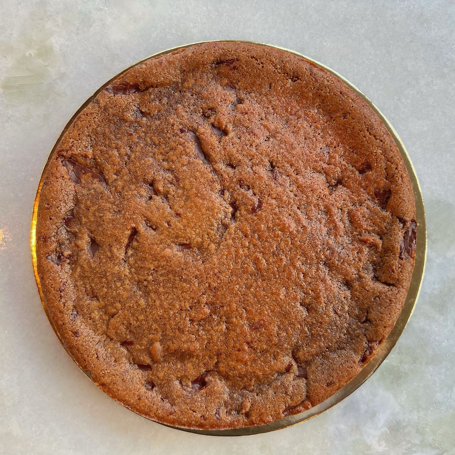 CHRISTMAS dark chocolate party cookie, 7”