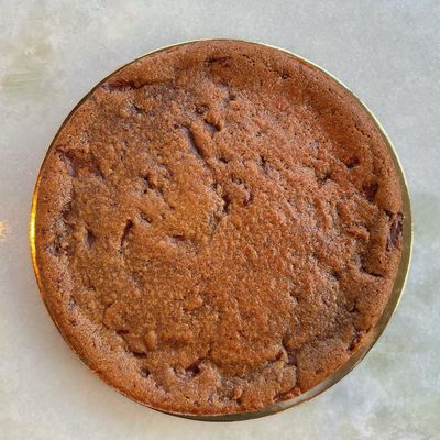 CHRISTMAS dark chocolate party cookie, 7”