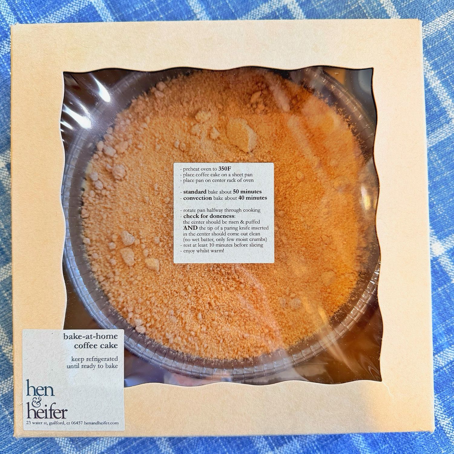 coffee cake: CLASSIC BAKE-AT-HOME