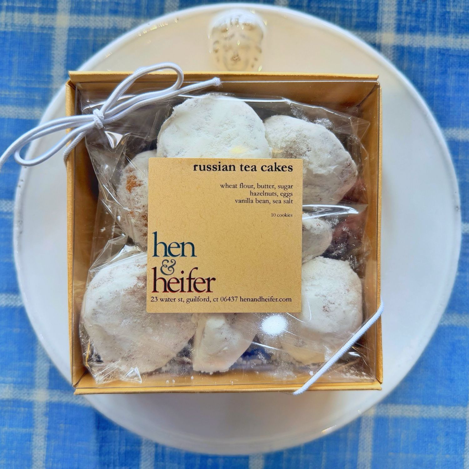 russian tea cakes, gift box