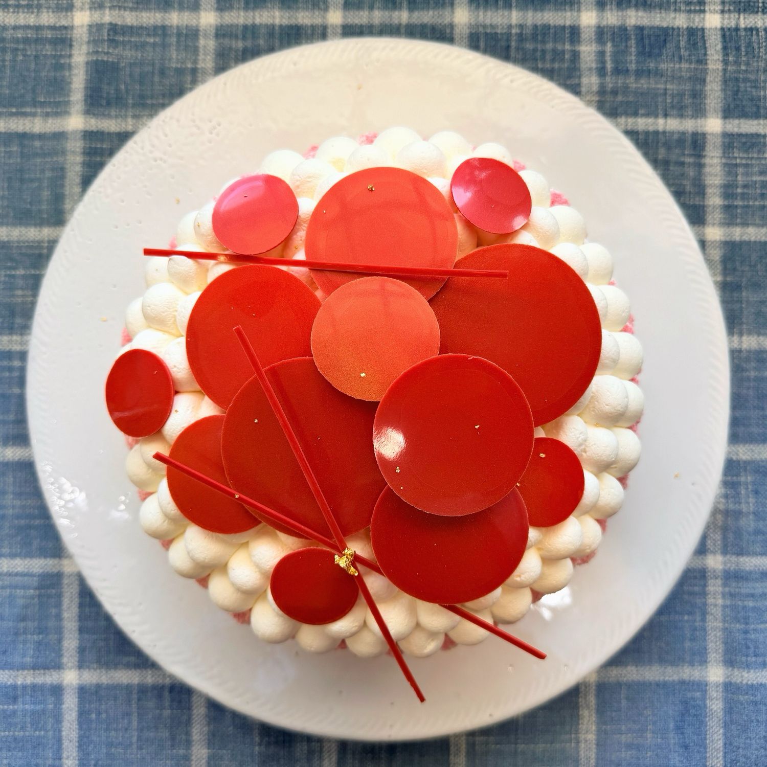 MDAY26 rhubarb pavlova, 8”