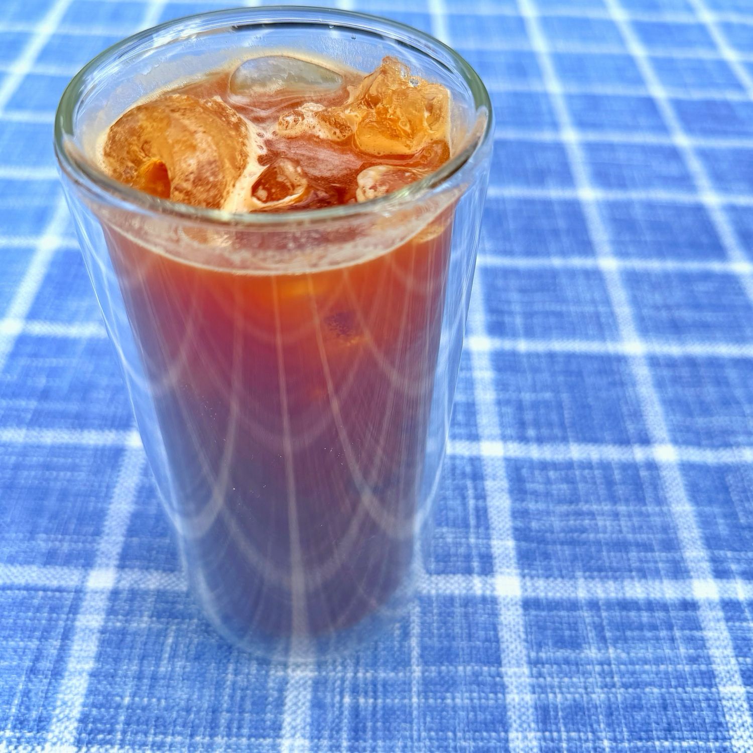 iced decaf americano