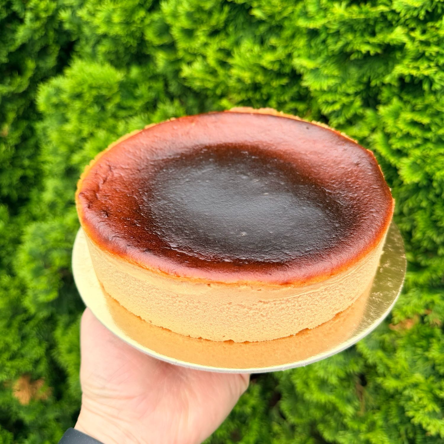 cajeta basque cheesecake, 7”