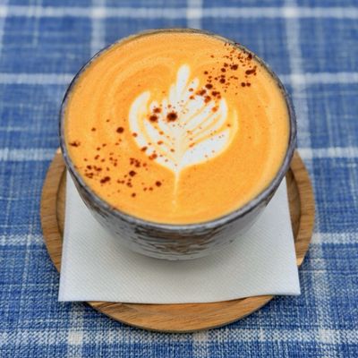 decaf cinnamon latte