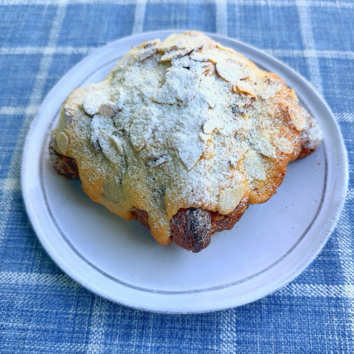AM almond croissant