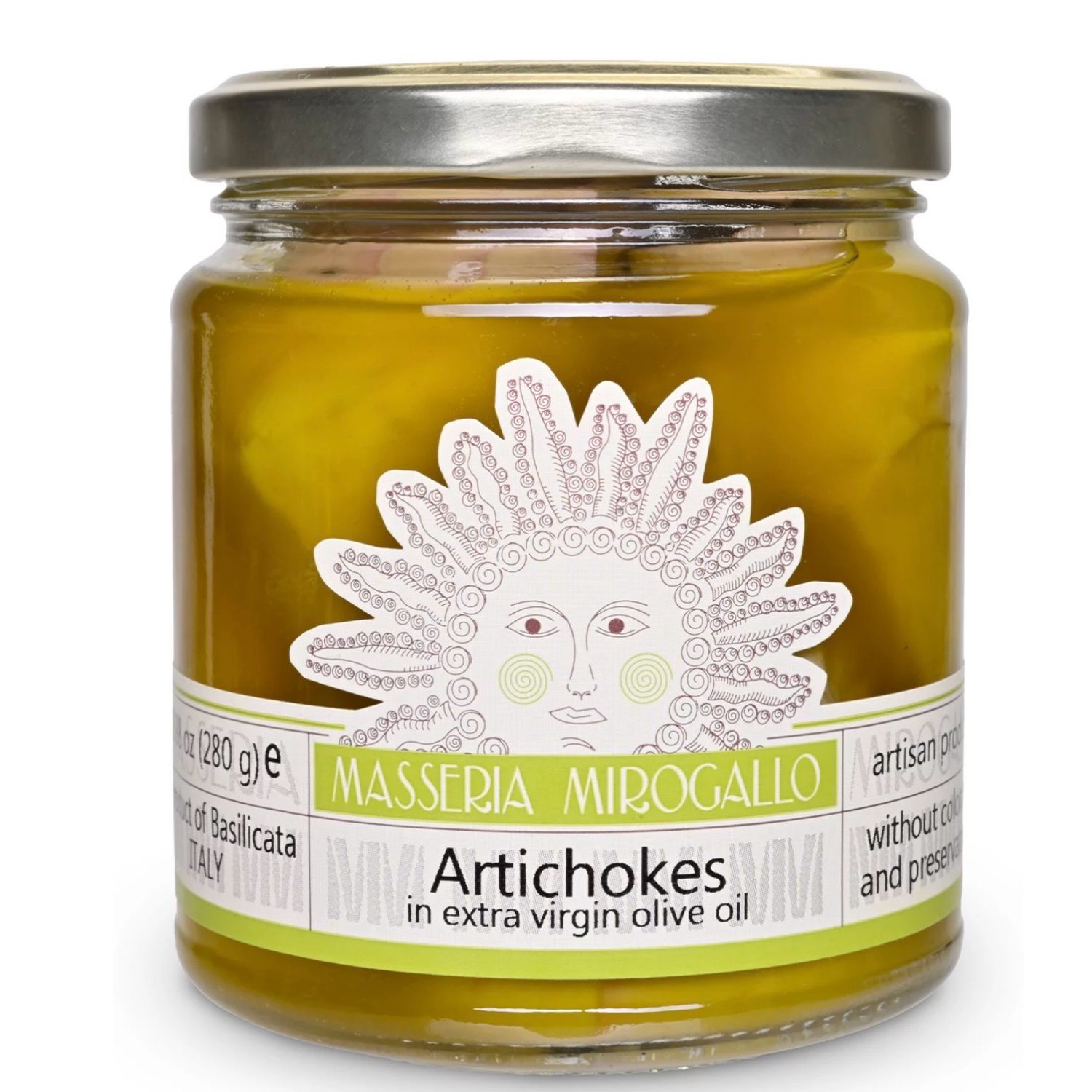 mirogallo artichokes in olive oil