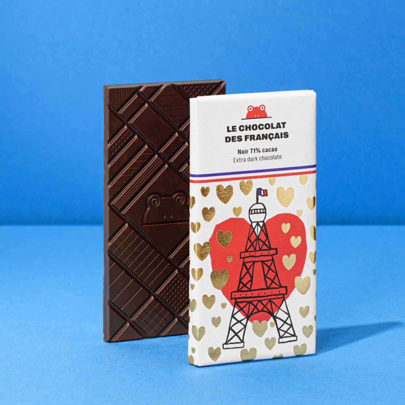 le chocolat de français “eiffel” extra dark 71% chocolate bar
