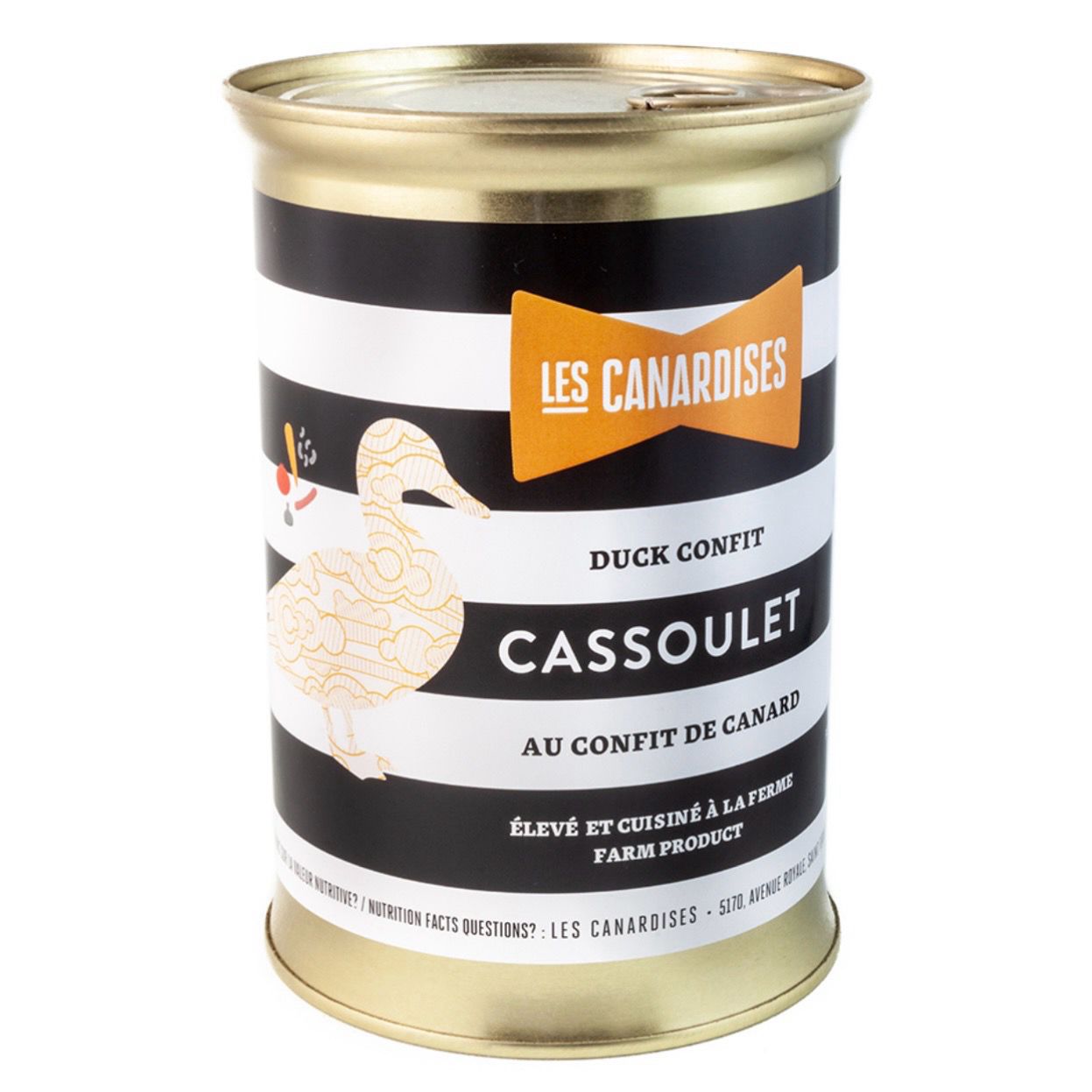 les canardises duck confit cassoulet