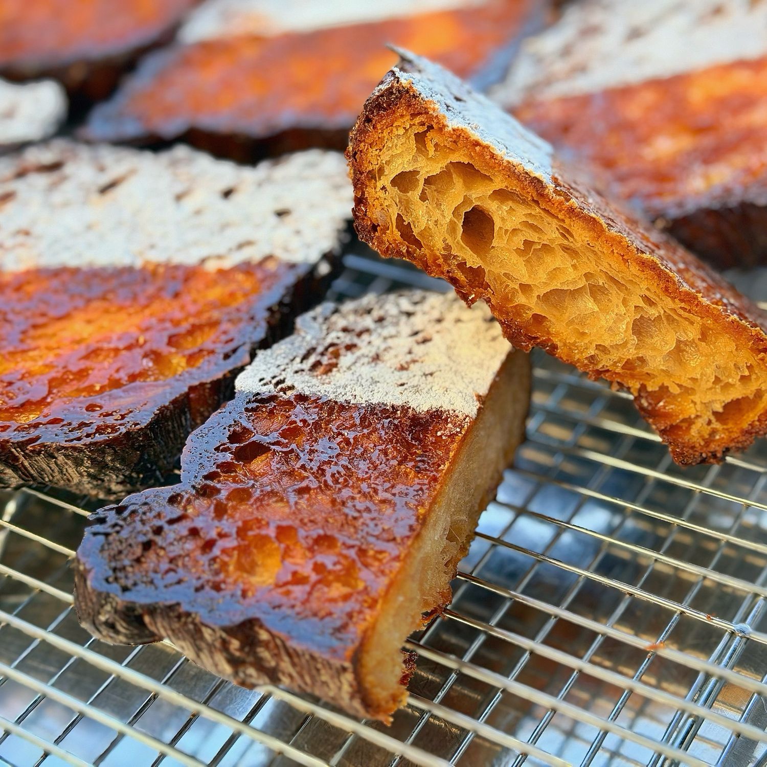 AM honey butter toast