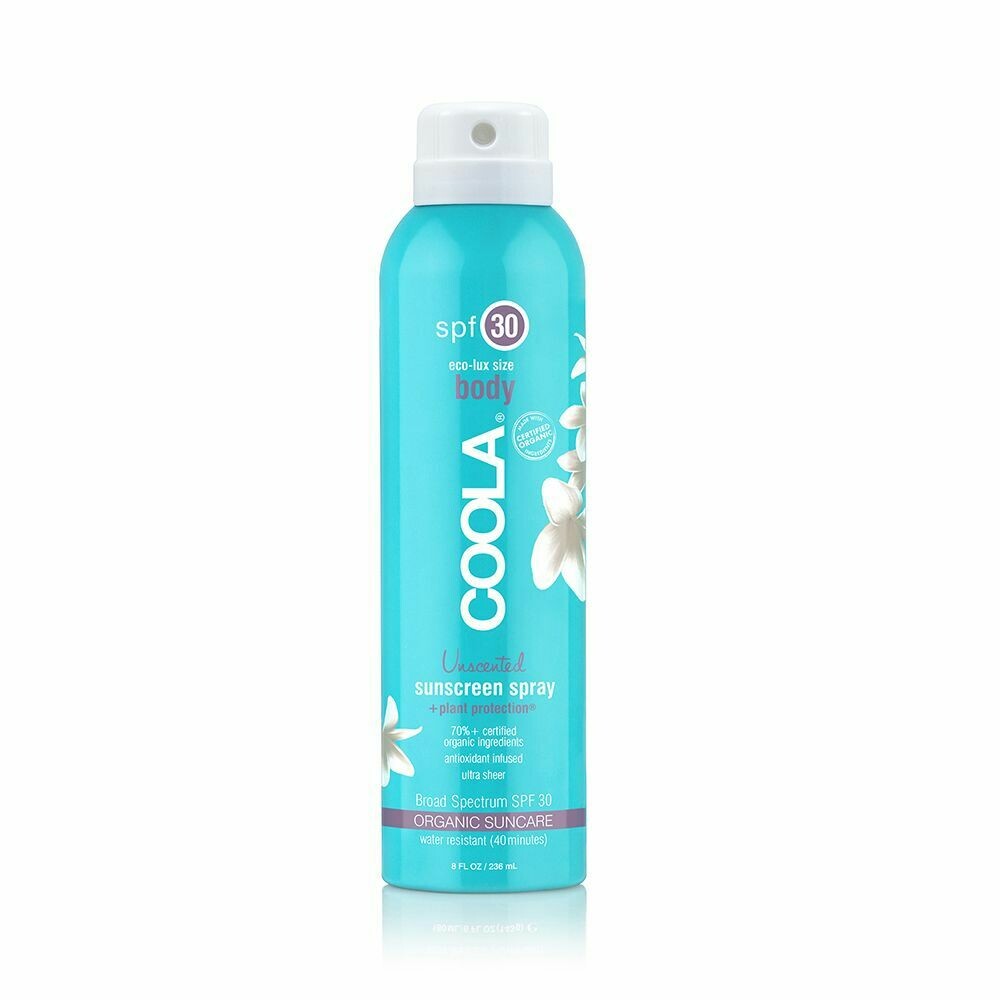COOLA SPRAY SPF30 UNSCENTED, 236ml COOLA SPRAY SPF30 UNSCENTED, 236ml