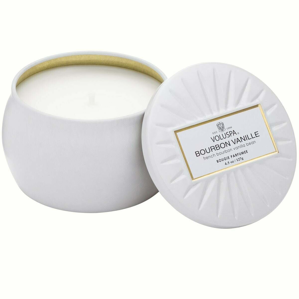 Bourbon Vanille - Petite Tin Candle Bourbon Vanille - Petite Tin Candle
