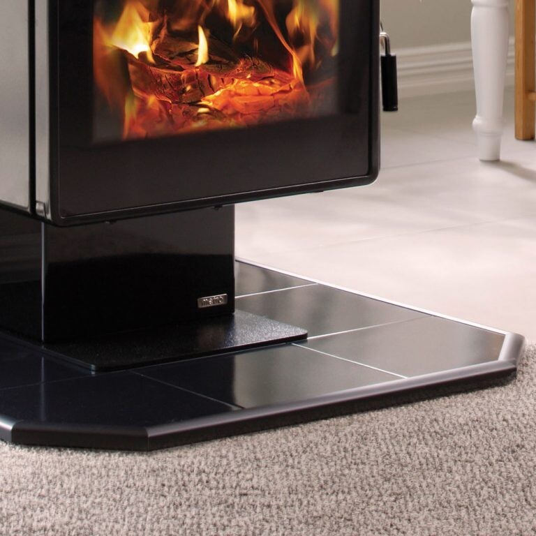 Alloy Deep Wall  Hearth/Ash Floor Protector