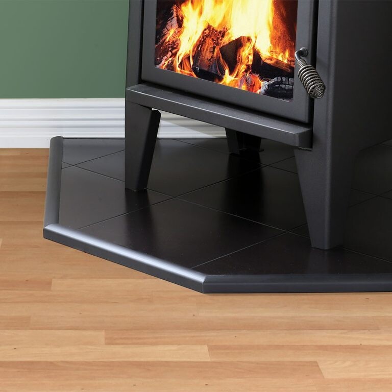 Alloy 1000 Corner Hearth/ Ash Floor Protector