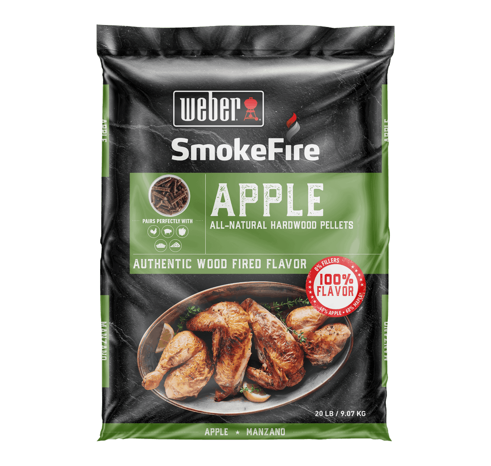 Weber Smokefire Apple All-Natural Hardwood Pellets