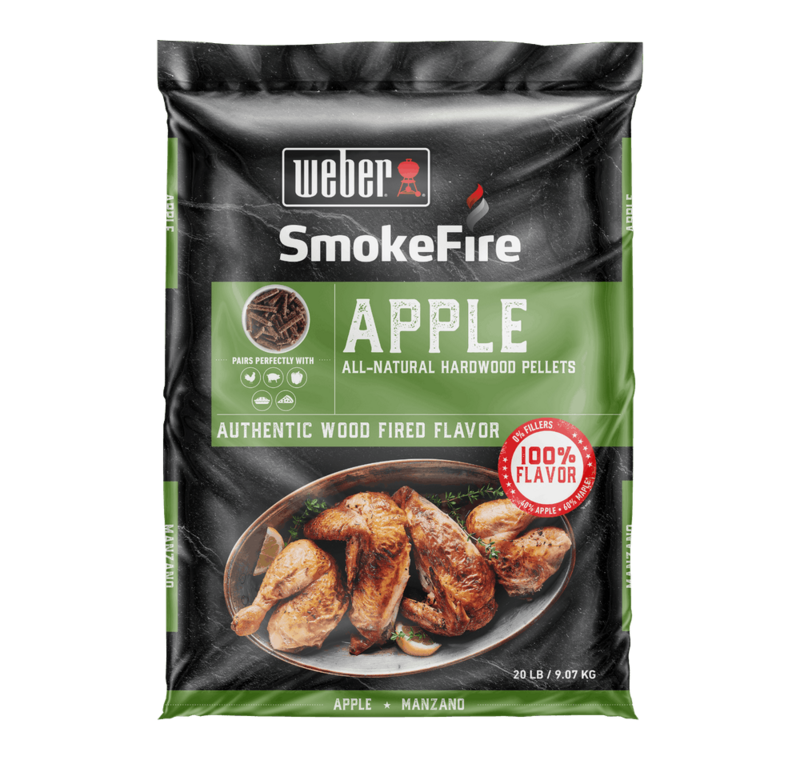 Weber Smokefire Apple All-Natural Hardwood Pellets