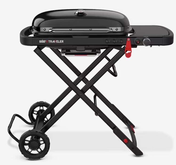 Weber Traveler Portable Gas Barbecue Stealth Edition