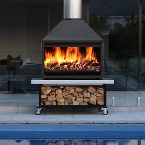 Metro Outdoor 1200 Braai & Trolley