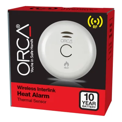Orca Wireless Interlink Heat Alarm
