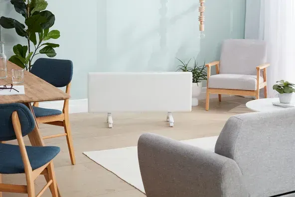 Nobo Wi-Fi Slimline Panel Heater + Castors 1500W Nobo Wi-Fi Slimline Panel Heater + Castors 1500W