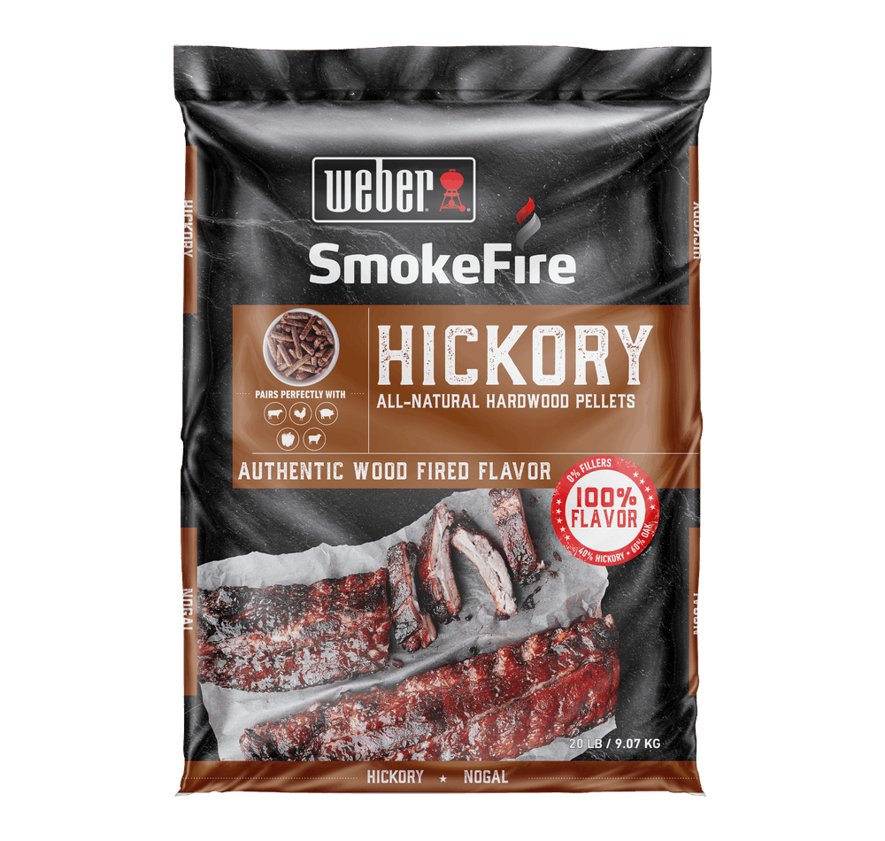 Weber Smokefire Hickory All-Natural Hardwood Pellets