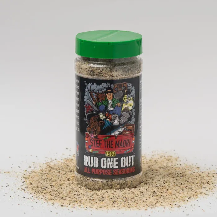 Stef Da Maori -Rub One Out- All purpose Seasoning 290g Stef Da Maori -Rub One Out- All purpose Seasoning 290g