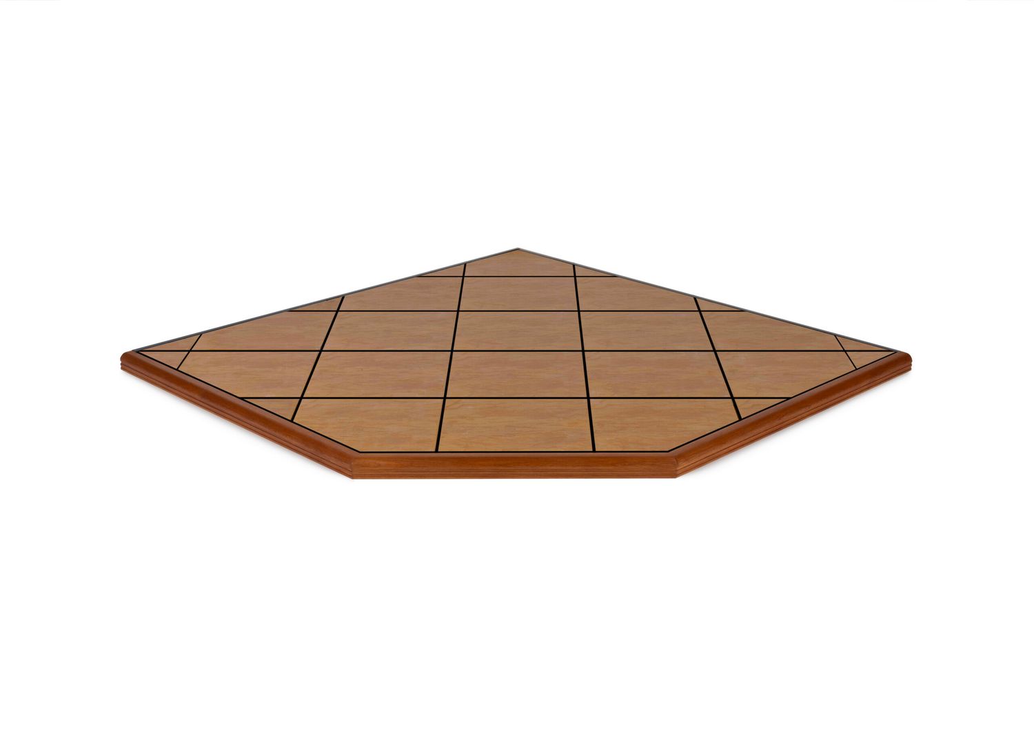 Rimu 1300 Corner Ash Floor Protector (Tile Colour Options) Rimu 1300 Corner Ash Floor Protector (Tile Colour Options)