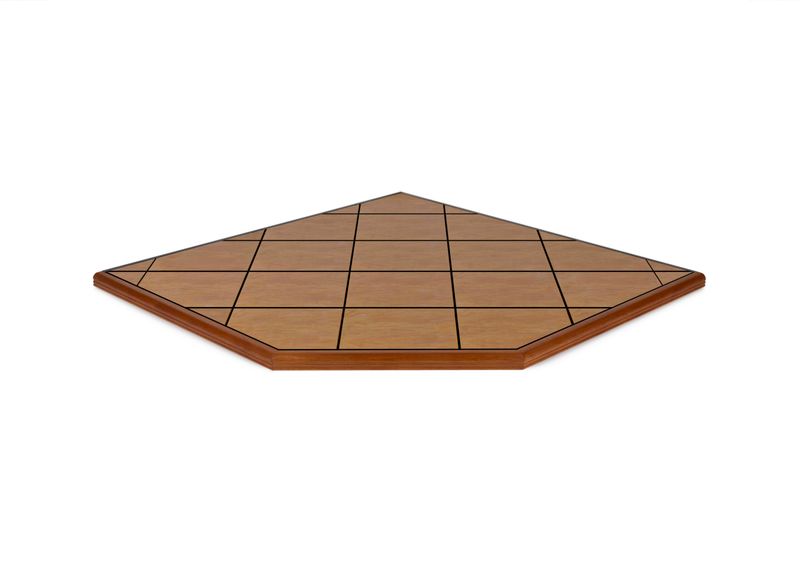 Rimu 1300 Corner Ash Floor Protector (Tile Colour Options) Rimu 1300 Corner Ash Floor Protector (Tile Colour Options)