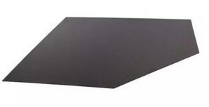 Woodsman Steel Corner Hearth Matt Black 1290 x 1290 Woodsman Steel Corner Hearth Matt Black 1290 x 1290