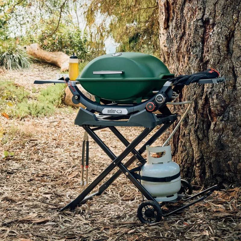 Weber® Q™+ Premium (Q2800N+) Gas Barbecue (LPG) Bushland Green Weber® Q™+ Premium (Q2800N+) Gas Barbecue (LPG) Bushland Green