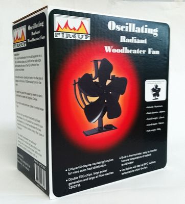 FIREUP Oscillating Radiant Wood Heater Fan