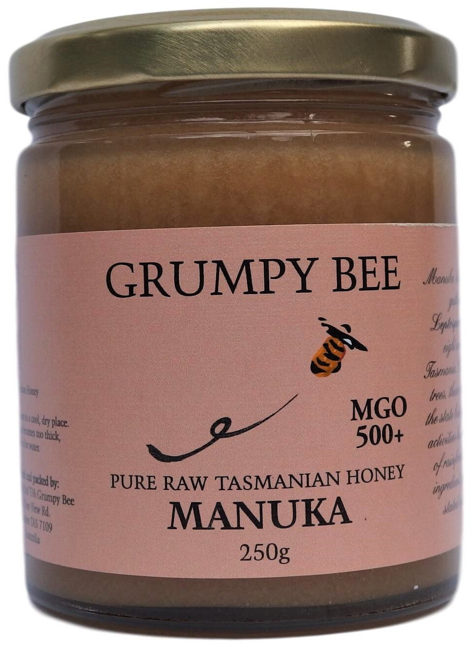 Grumpy Bee Manuka Honey MGO 500+ 250g