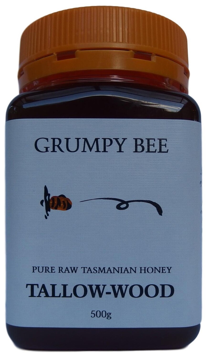 Grumpy Bee Tallow Wood Honey 500g