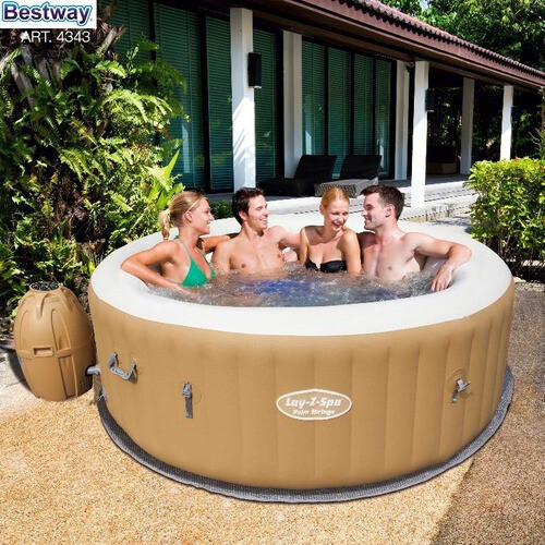 Jacuzzi SPA Bestway 6 personas + Bomba