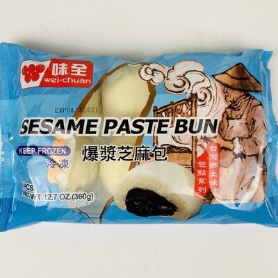 Wei Chuan Sesame Paste Bun 味全爆漿芝麻包 12.7oz