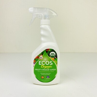ECOS Organic Fruit + Veggie Wash 473ml 有机喷洒水果蔬菜清洗液