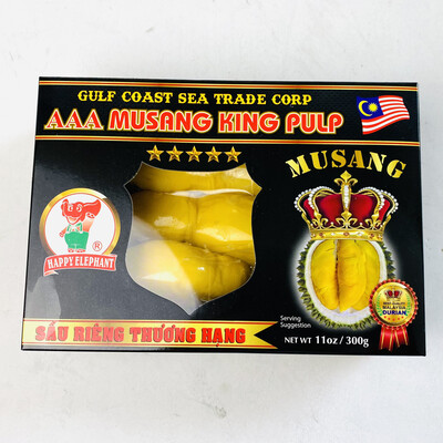 Musan King Durian  开心象正宗猫山王榴莲肉 / 马来西亚 / 级别: AAA / 300g/盒