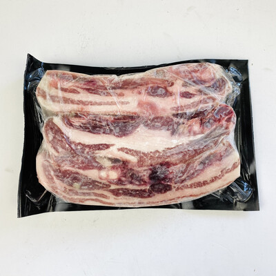 Berkshire Pork Belly Boneless Skinless 2.9-3.25lbs 黑毛猪去皮五花肉 $7.99/lb